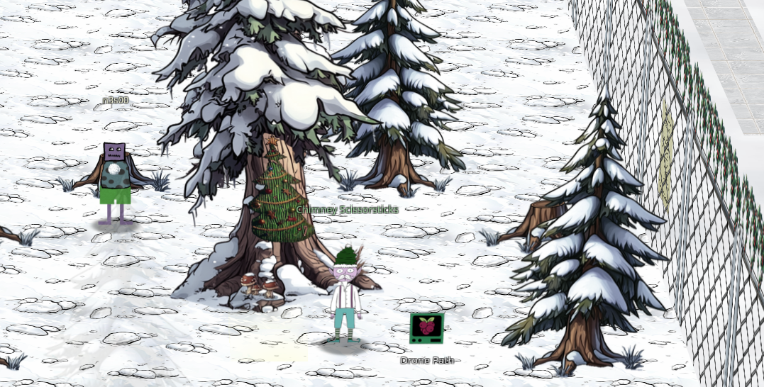 chimeny scissorsticks and the drone path terminal in dmz