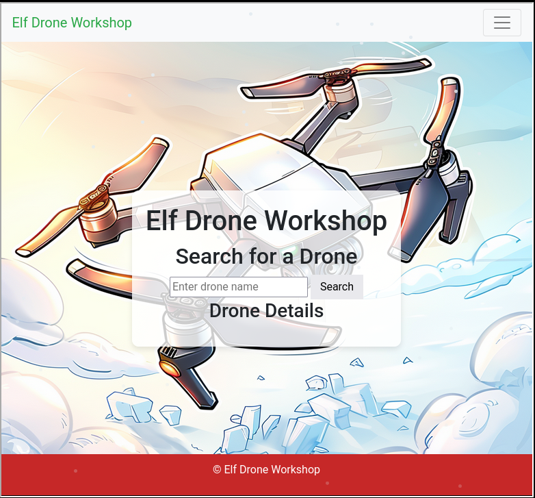 elf drone workshop page