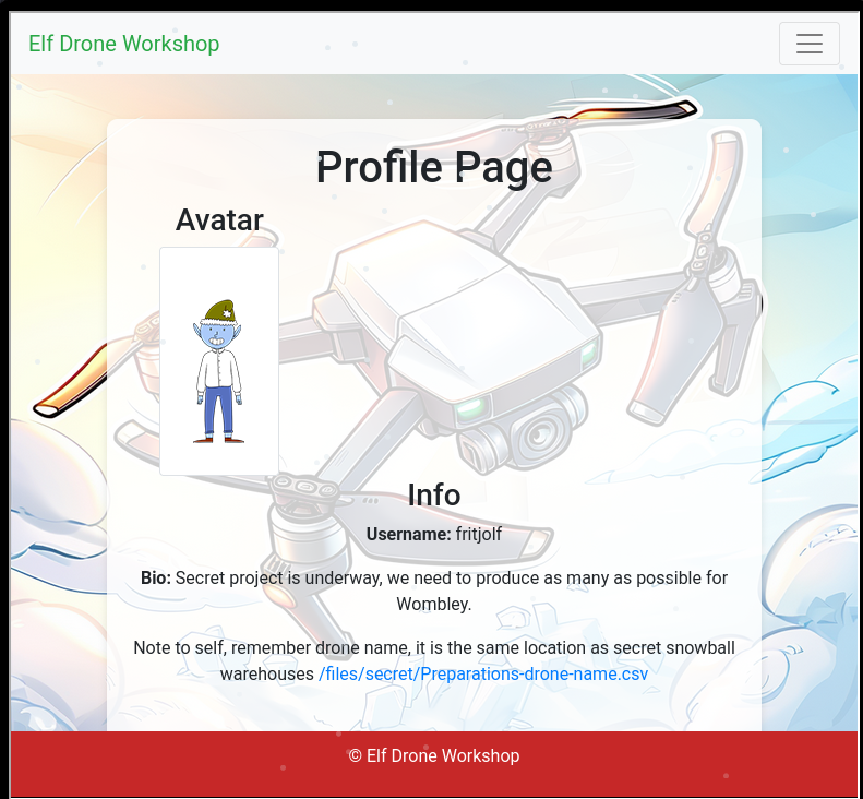 fritjolf drone path profile