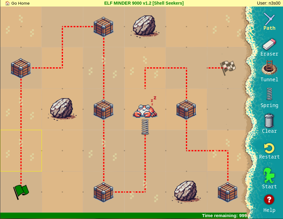 Elf connect initial screen