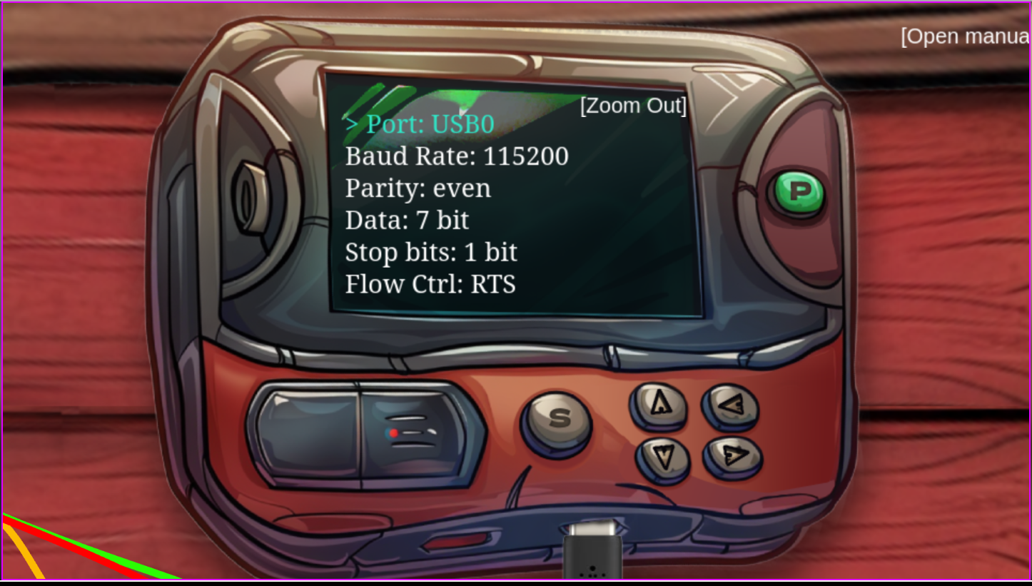 Image of hardware hacking 101 part 1 with correct serial config in UART