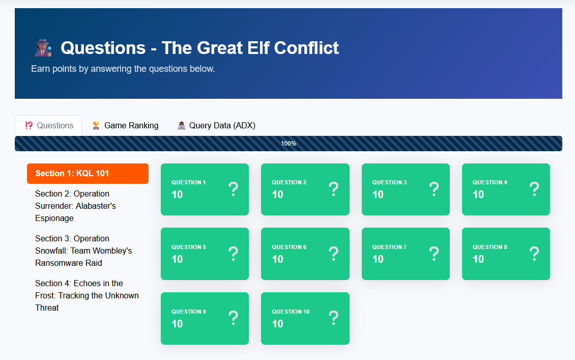 intial page for microsoft kc7