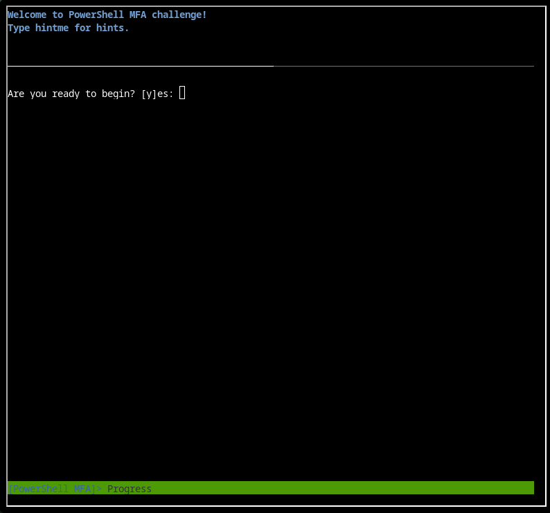 Initial terminal when it's opened