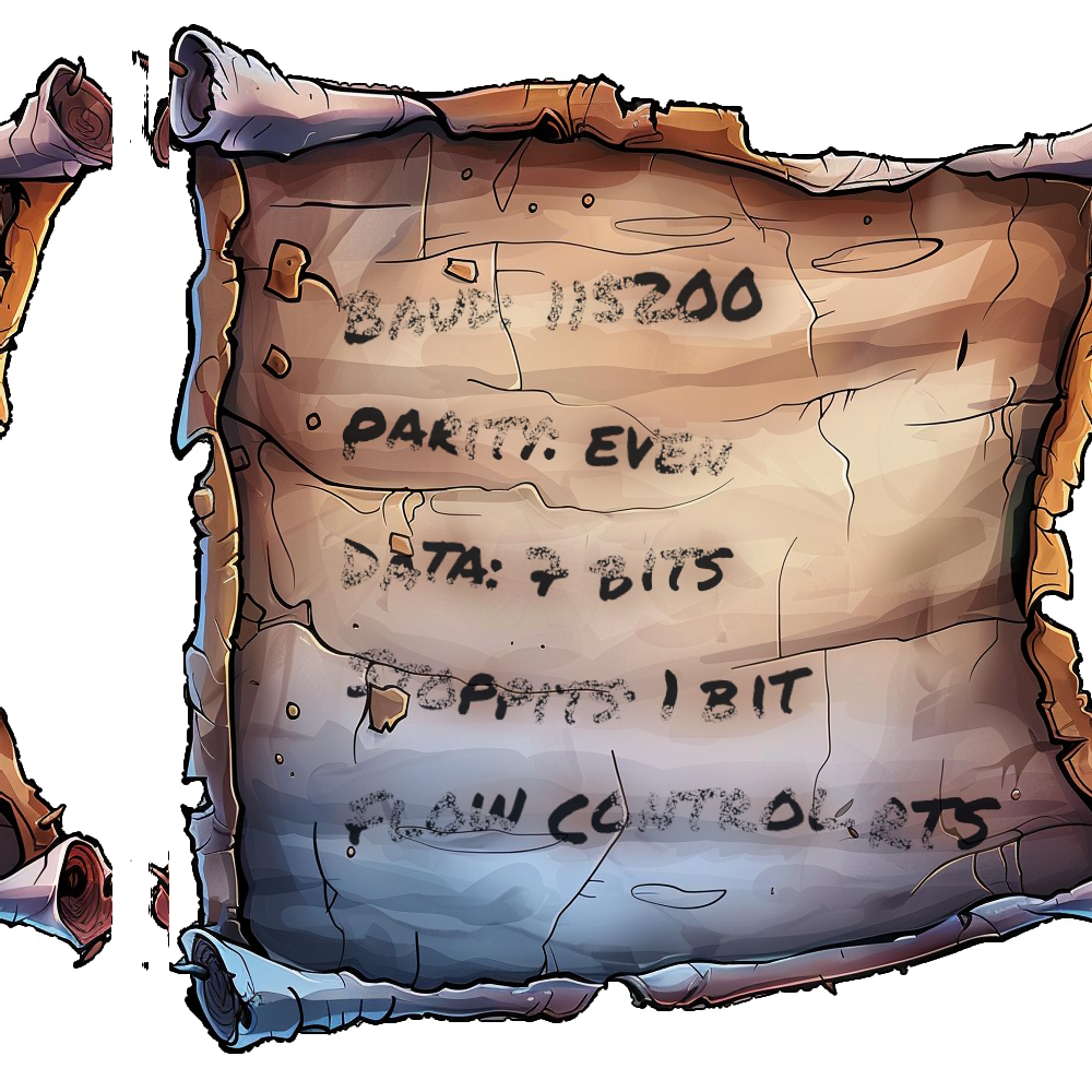 Assembled image of the serial configuration.